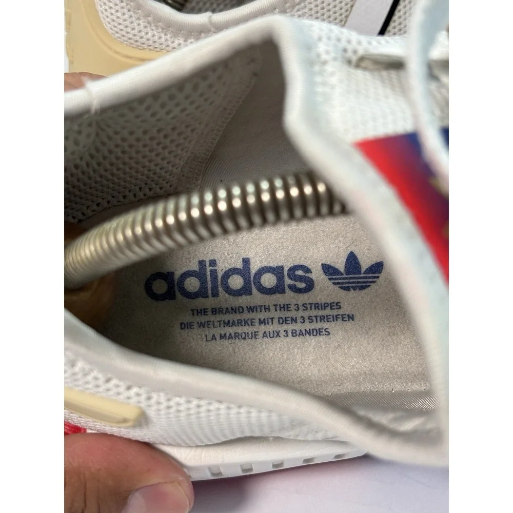 Adidas‎ NMD_R1 Seoul United By Sneakers FY1163 White Red Blue Sz 9.5
